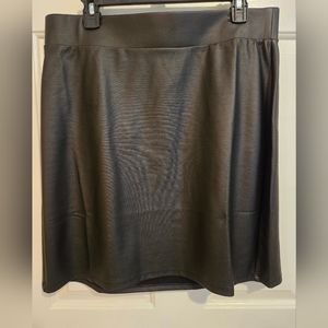 Torrid Black Faux Leather Skirt